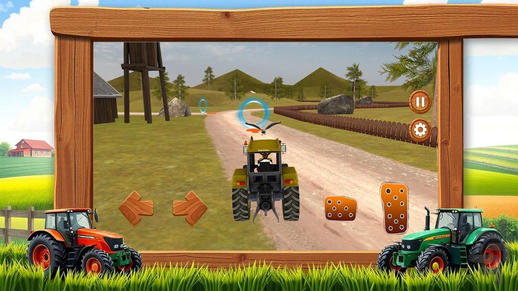 بازی تراکتور بازی - Gameplay image of android game