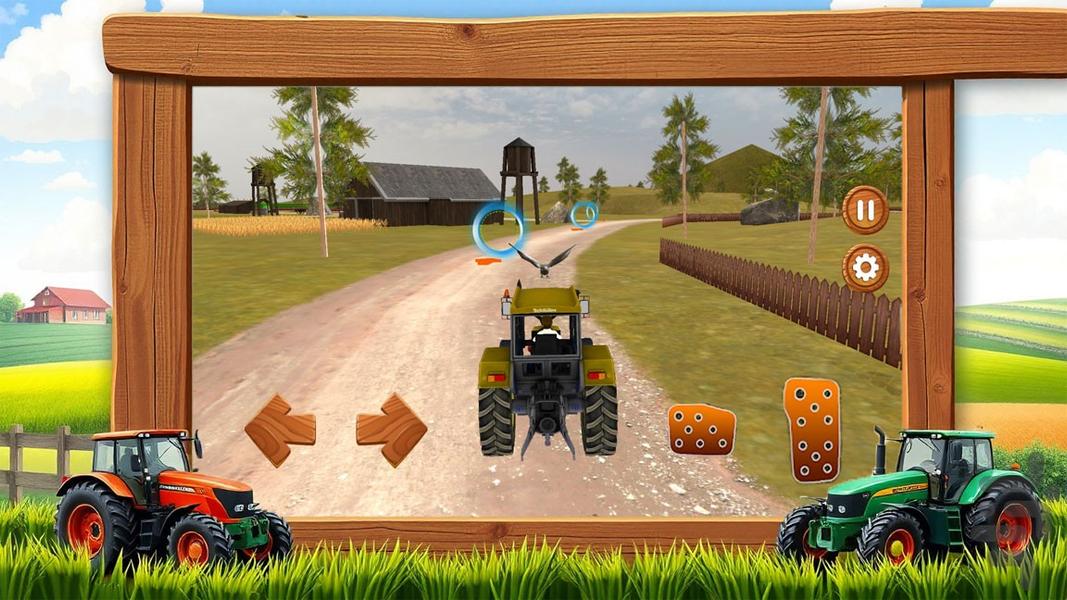 بازی تراکتور بازی - Gameplay image of android game