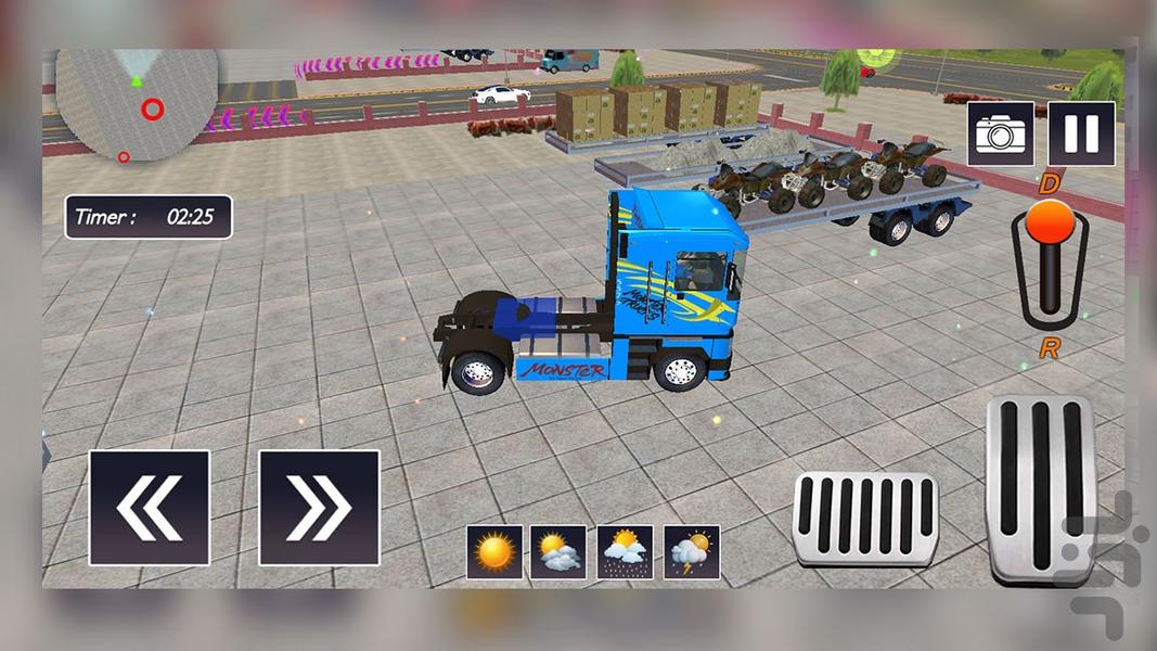 کامیون بازی - Gameplay image of android game
