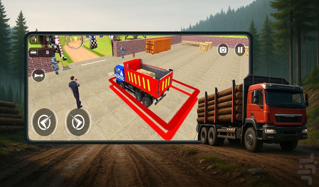 کامیون بازی - عکس بازی موبایلی اندروید