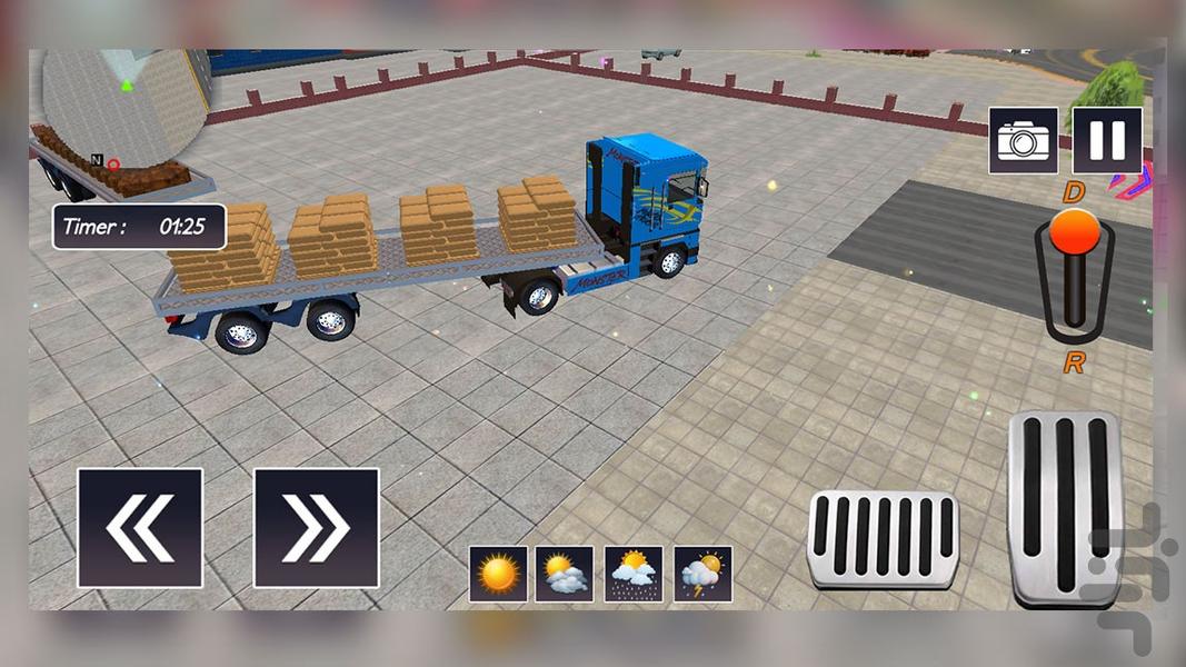 کامیون بازی - Gameplay image of android game