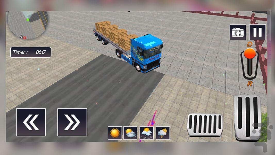کامیون بازی - Gameplay image of android game
