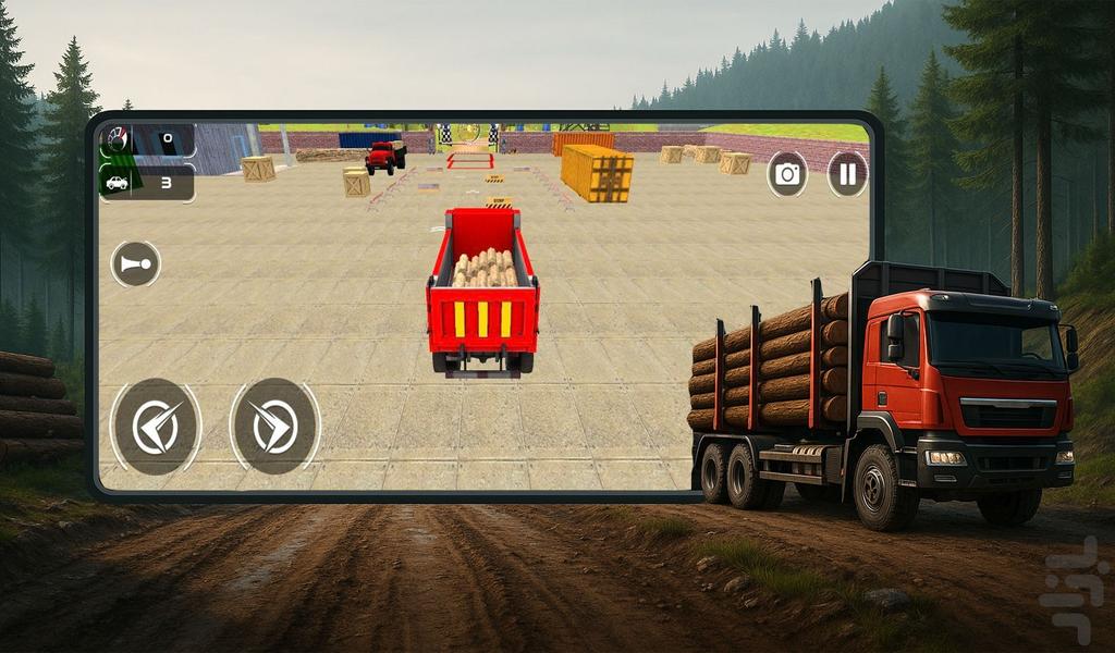 کامیون بازی - عکس بازی موبایلی اندروید