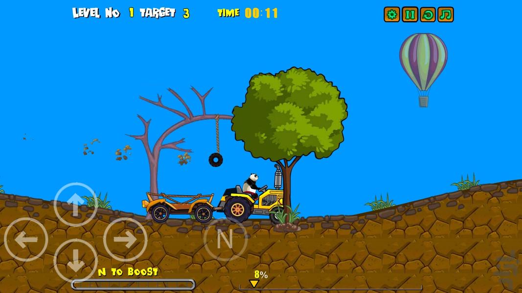 تراکتور و خرس کوچولو - Gameplay image of android game