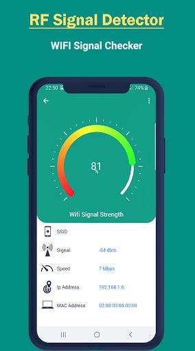 RF Signal Detector : RF signal Scanner - عکس برنامه موبایلی اندروید