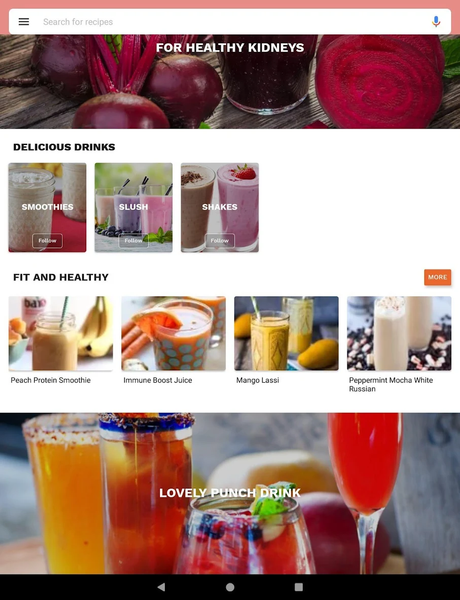 Drink and Cocktail Recipes App - عکس برنامه موبایلی اندروید