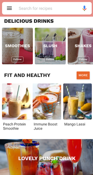 Drink and Cocktail Recipes App - عکس برنامه موبایلی اندروید