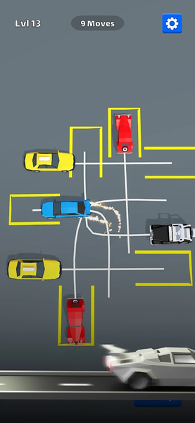 Parking Line - Car Puzzle - Gameplay image of android game