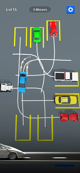 Parking Line - Car Puzzle - Gameplay image of android game