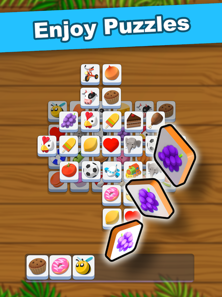 Triple Match - ۳ Tile Master - عکس بازی موبایلی اندروید