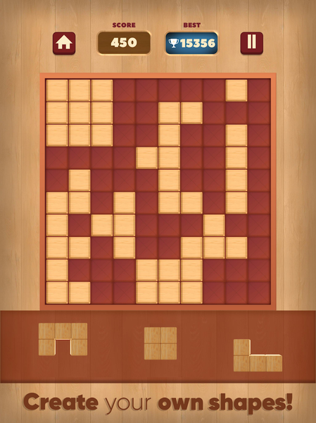 Wood Match - Wood Block - Gameplay image of android game