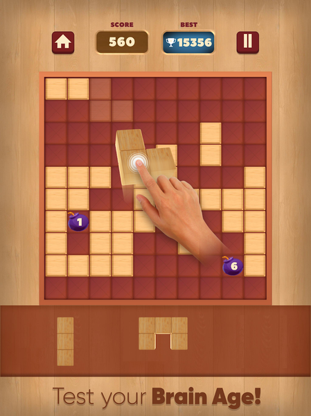 Wood Match - Wood Block - Gameplay image of android game