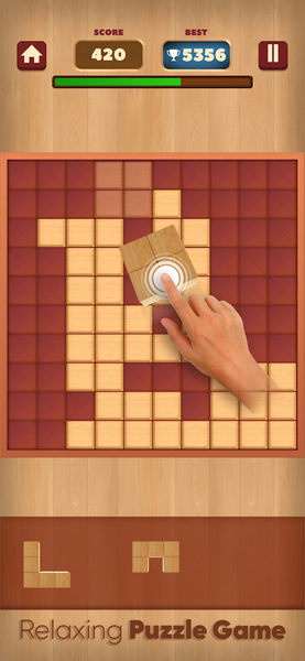 Wood Match - Wood Block - Gameplay image of android game