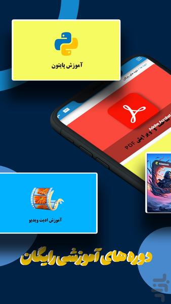 ریکو (آموزش فتوشاپ، وردپرس ،پایتون) - عکس برنامه موبایلی اندروید