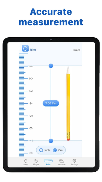 Ring Sizer - Ring Fing - Image screenshot of android app