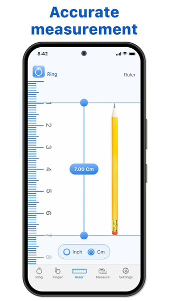Ring Sizer - Ring Fing - Image screenshot of android app