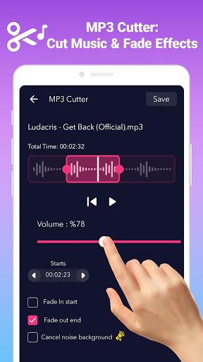 AudioApp MP3 Cutter, Ringtone Maker, Voice Changer - عکس برنامه موبایلی اندروید