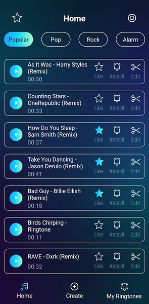 Garage Ringtones - Image screenshot of android app