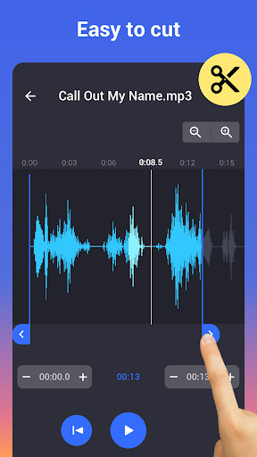 MP3 Cutter and Ringtone Maker - عکس برنامه موبایلی اندروید
