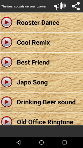 Ringtones Free Top Sounds S8 - Image screenshot of android app