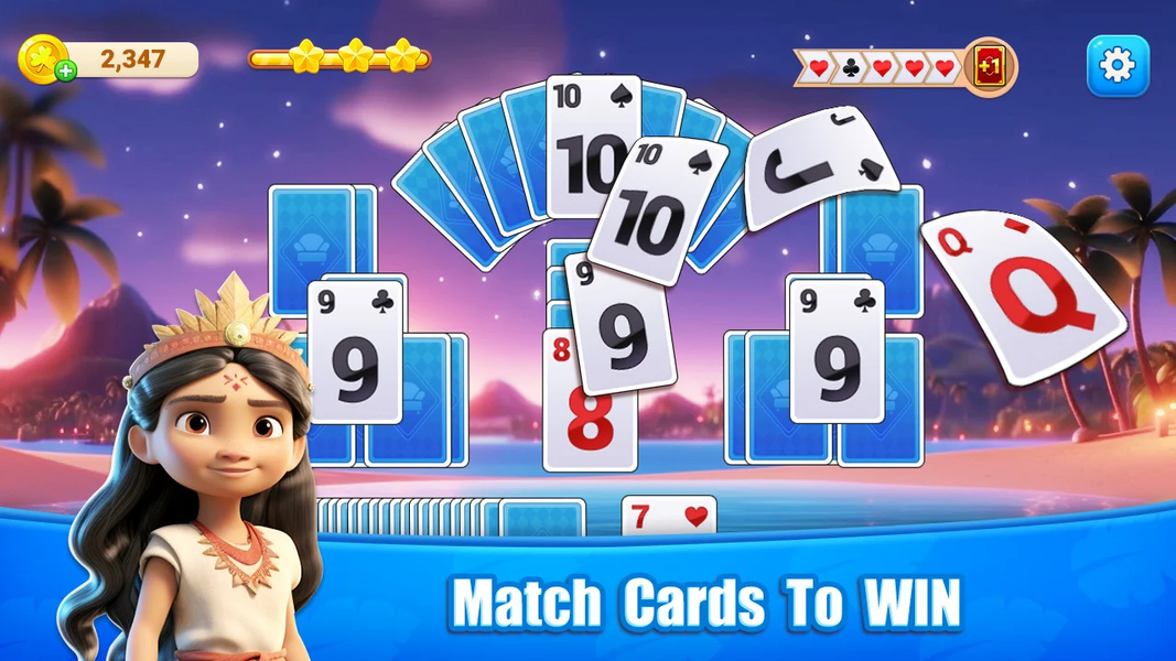 Solitaire TriPeaks Banana - Gameplay image of android game