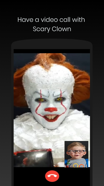 Video call and Chat from Scary Clown Simulation - عکس برنامه موبایلی اندروید