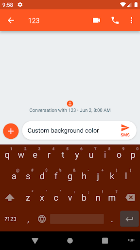 Simple Keyboard - عکس برنامه موبایلی اندروید