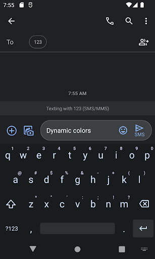 Simple Keyboard - عکس برنامه موبایلی اندروید
