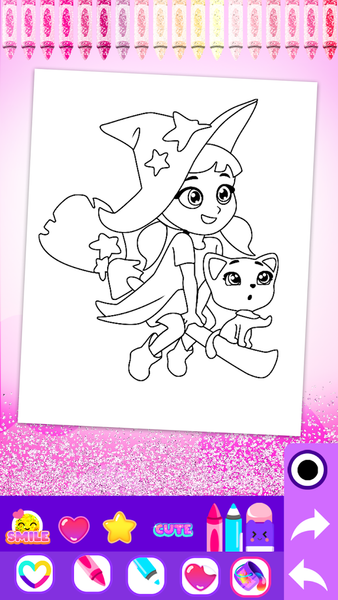 Violet Coloring Book - Image screenshot of android app
