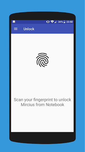 Remote Fingerprint Unlock - عکس برنامه موبایلی اندروید