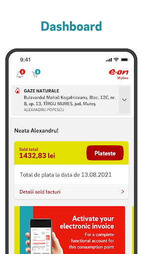 E.ON Myline - Image screenshot of android app