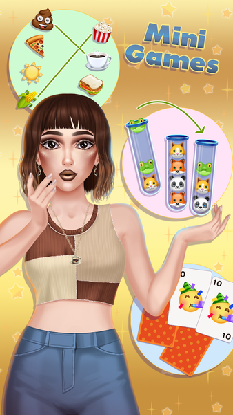 Emoji Makeup Game - Gameplay image of android game