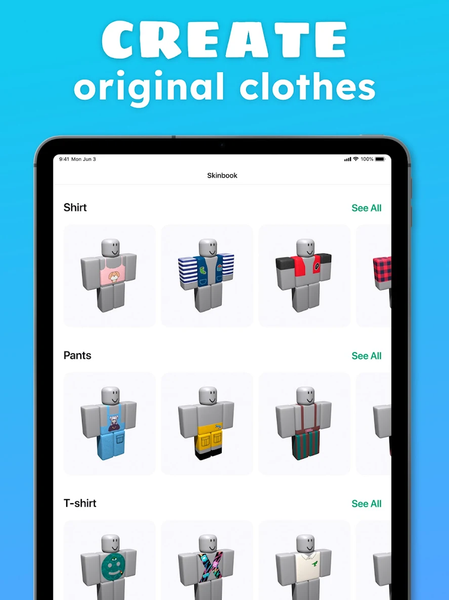 Skins Clothes Maker for Roblox - عکس برنامه موبایلی اندروید