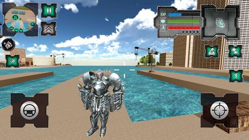 Flying Dragon Robot Simulator :Transformation War - Image screenshot of android app