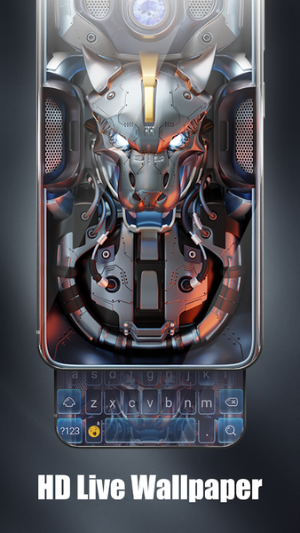 Robot Tiger Wallpaper 3D 4K - Image screenshot of android app