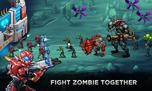 Robots Vs Zombies Attack - Gameplay image of android game