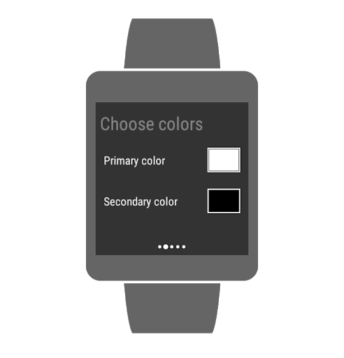 Color Flashlight For Wear OS (Android Wear) - Image screenshot of android app