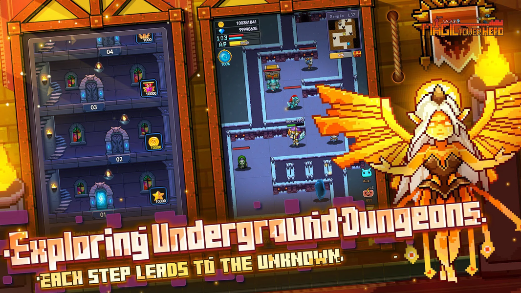 Magic Tower Hero - DungeonKing - عکس بازی موبایلی اندروید