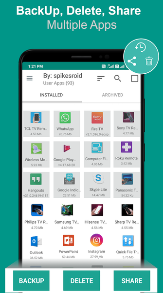 Easy Apps Backup & Restore: Ro - Image screenshot of android app