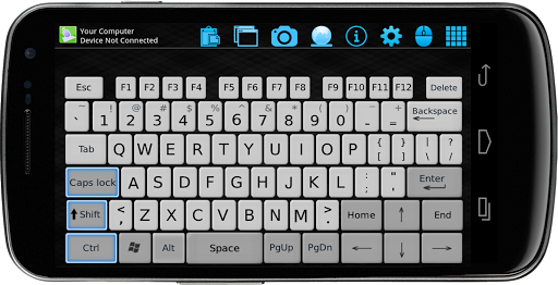Wireless Mouse Keyboard - Image screenshot of android app