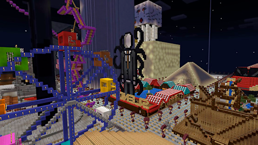 Roller coaster maps for mcpe - Image screenshot of android app