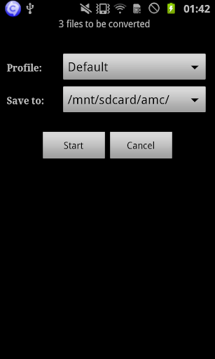 ARMV7 VFPV3 VidCon Codec - Image screenshot of android app