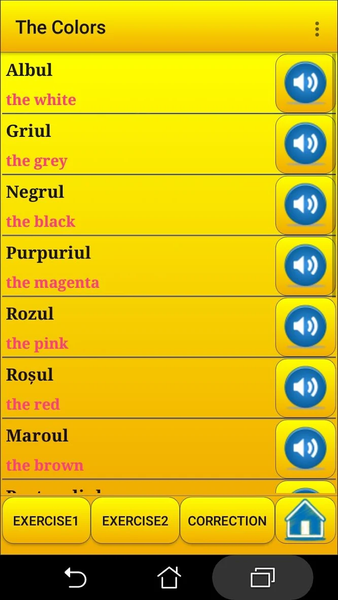 Learning Romanian language - عکس برنامه موبایلی اندروید