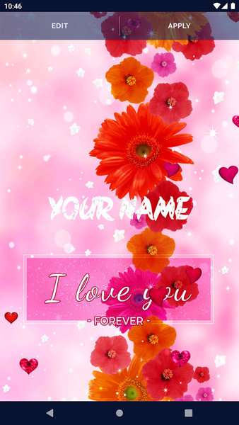 Couple Love You Live Wallpaper - Image screenshot of android app