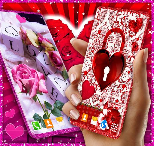 3D Hearts Love Live Wallpaper - عکس برنامه موبایلی اندروید