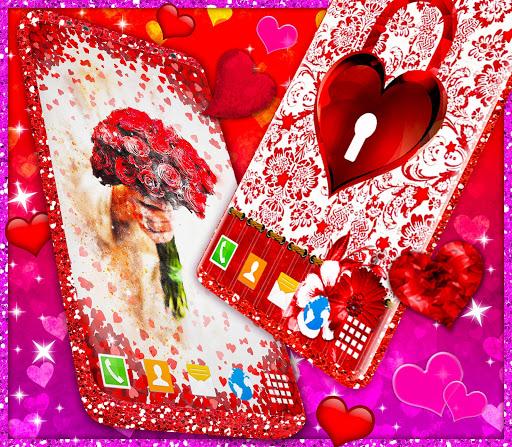 3D Hearts Love Live Wallpaper - Image screenshot of android app