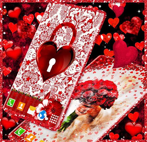 3D Hearts Love Live Wallpaper - Image screenshot of android app