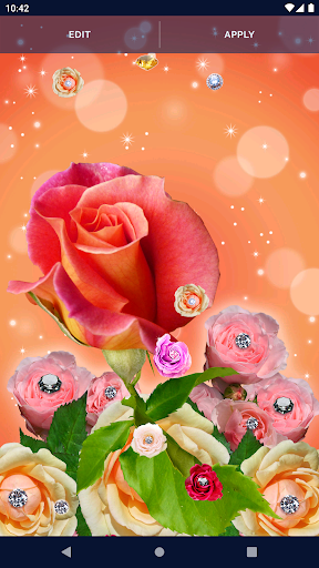 Diamond Rose Live Wallpaper - عکس برنامه موبایلی اندروید