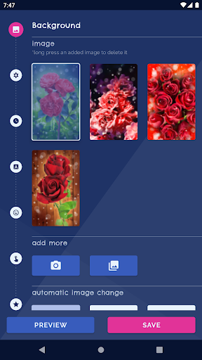 Elegant RedRose Live Wallpaper - Image screenshot of android app