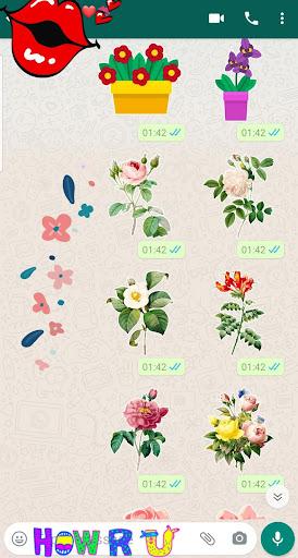 WASticker Roses Animated - عکس برنامه موبایلی اندروید